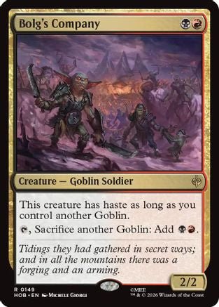 Bolg's Company (HOB-149) - The Hobbit Foil - Card Brawlers