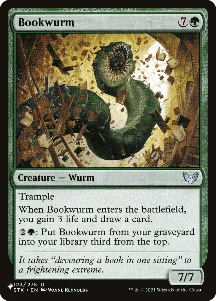 Bookwurm [The List] - Card Brawlers