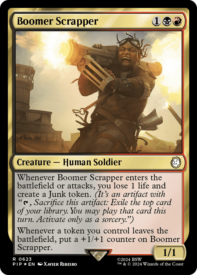 Boomer Scrapper (Surge Foil) [Fallout] - Card Brawlers