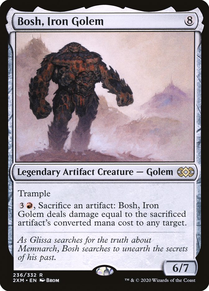Bosh, Iron Golem [Double Masters] - Card Brawlers