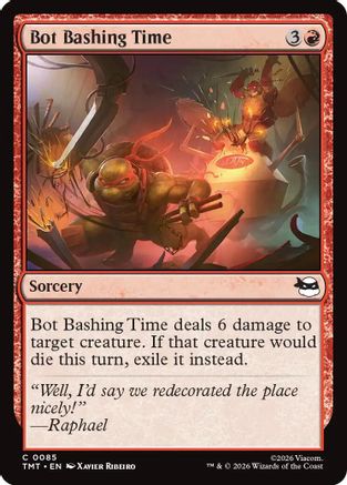 Bot Bashing Time (TMT-085) - Teenage Mutant Ninja Turtles - Card Brawlers