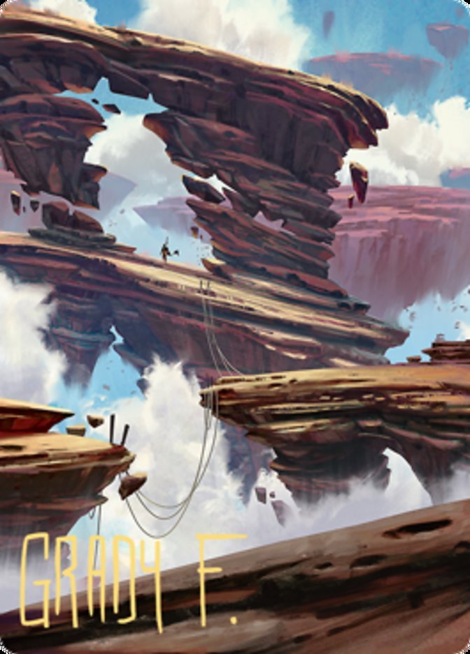 Boulderloft Pathway Art Card (Gold - Stamped Signature) [Zendikar Rising Art Series] - Card Brawlers