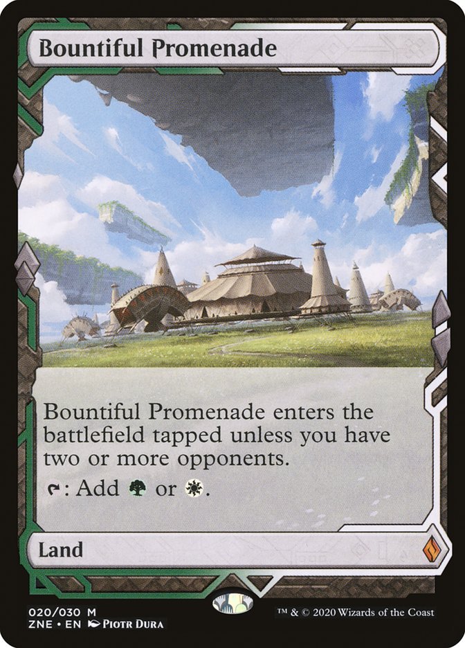 Bountiful Promenade (Expeditions) [Zendikar Rising Expeditions] - Card Brawlers