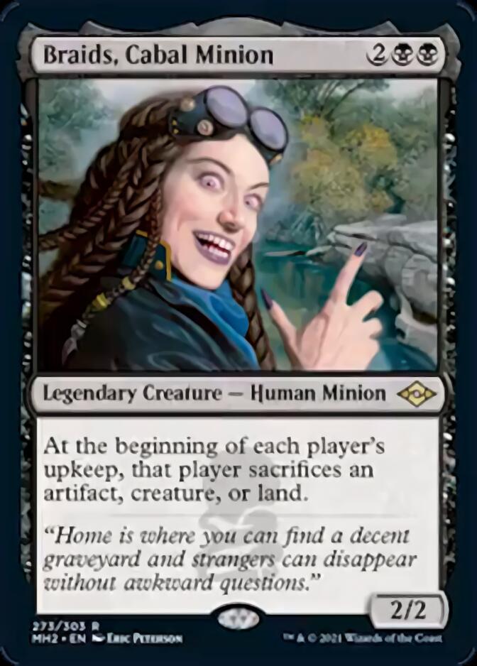 Braids, Cabal Minion (Foil Etched) [Modern Horizons 2] - Card Brawlers
