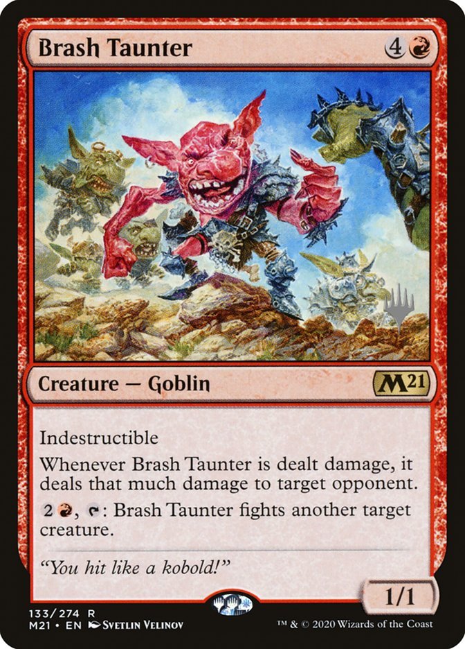 Brash Taunter (Promo Pack) [Core Set 2021 Promos] - Card Brawlers
