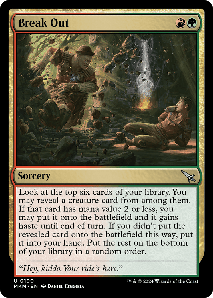 Break Out (White) [Murders at Karlov Manor] - Card Brawlers