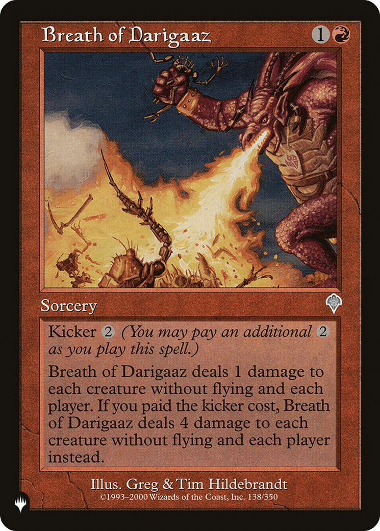 Breath of Darigaaz [The List] - Card Brawlers