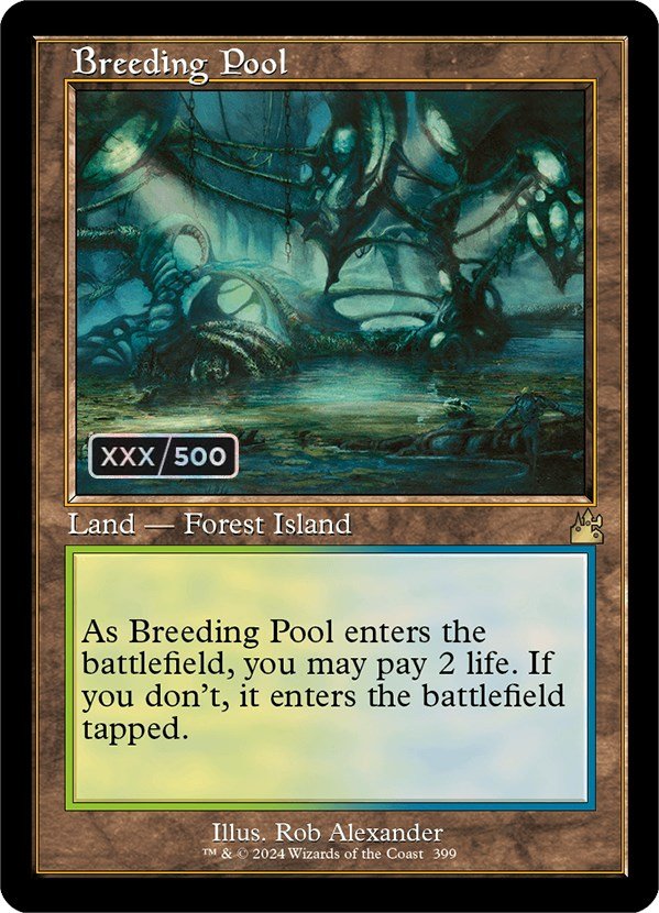 Breeding Pool (Retro) (Serialized) [Ravnica Remastered] - Card Brawlers