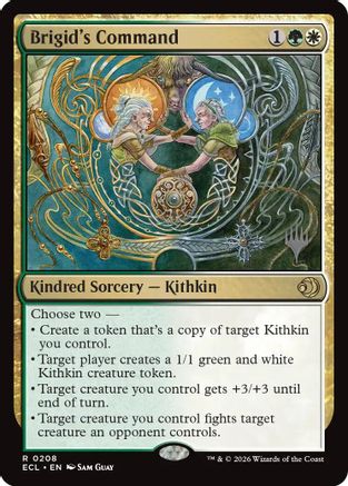 Brigid's Command (PPECL-208) - Promo Pack: Lorwyn Eclipsed Foil - Card Brawlers