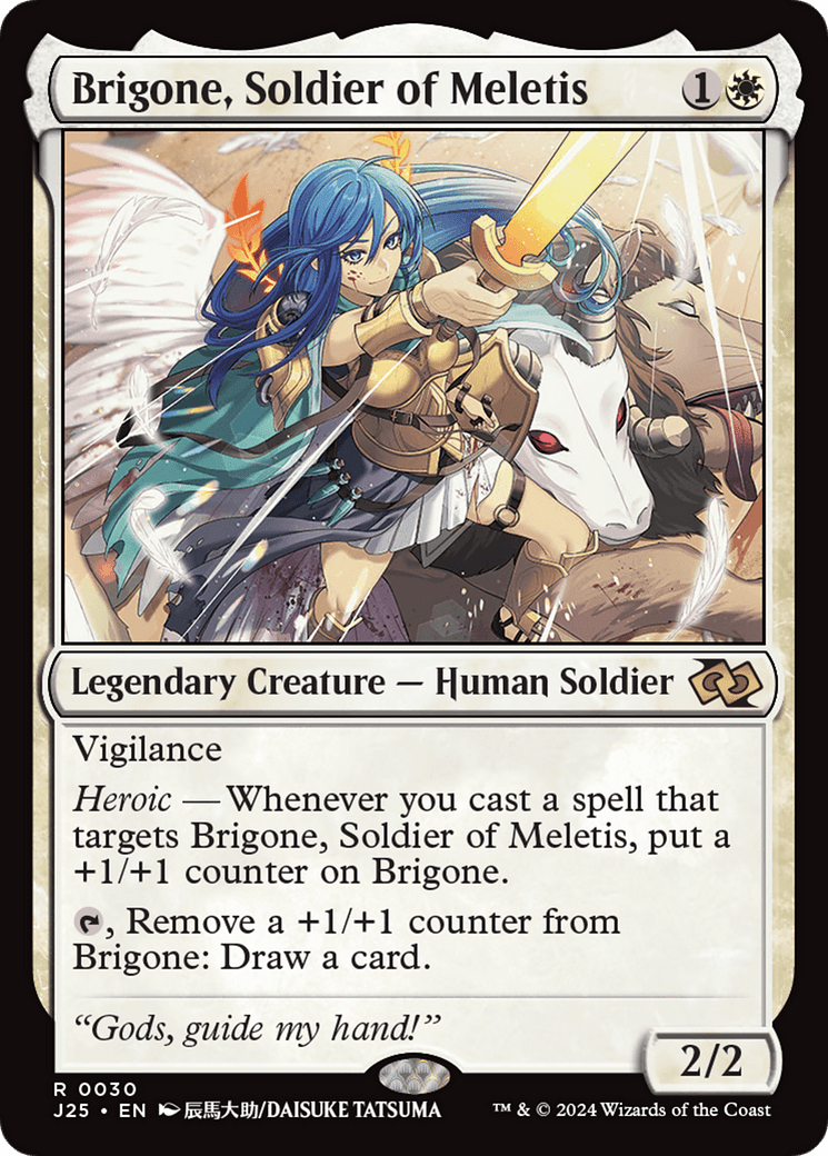 Brigone, Soldier of Meletis (Anime) [Foundations Jumpstart] - Card Brawlers