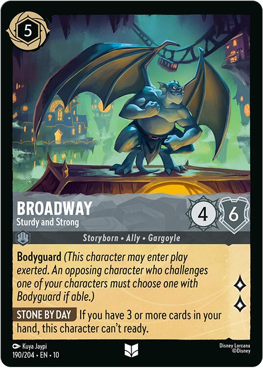 Broadway - Sturdy and Strong (190/204) [Whispers in the Well] - Card Brawlers