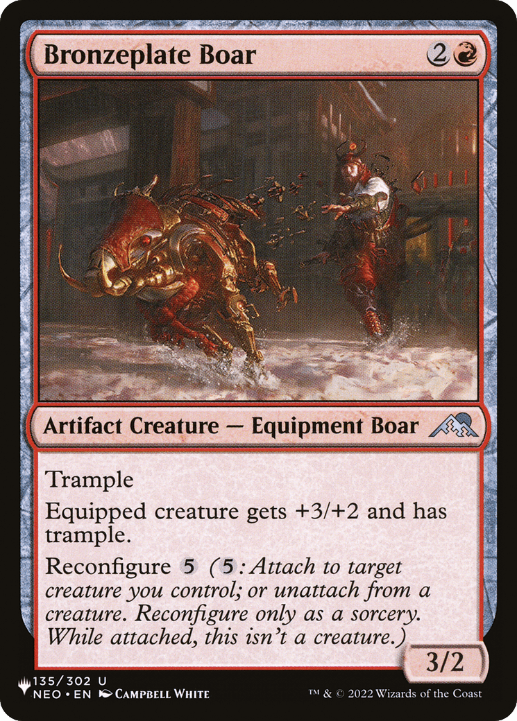 Bronzeplate Boar [The List] - Card Brawlers
