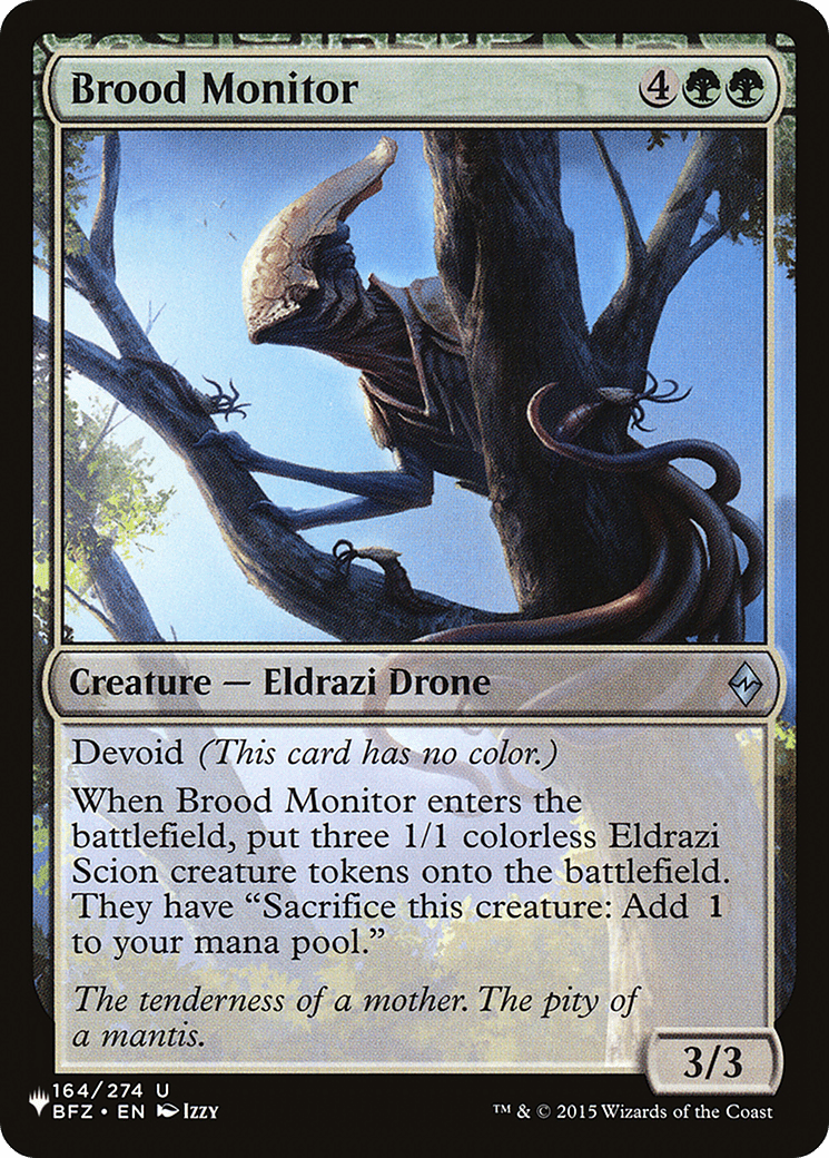 Brood Monitor [The List] - Card Brawlers