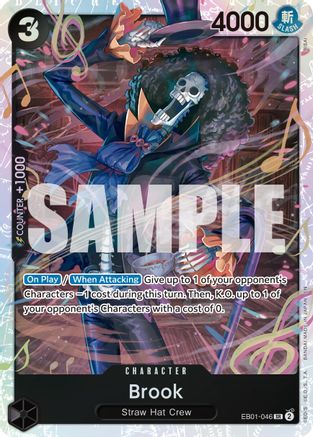 Brook - EB01-046 (Reprint) (EB01-046) - Premium Booster -The Best- Vol. 2 Foil - Card Brawlers