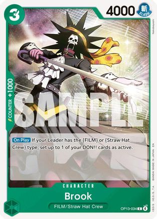 Brook (OP13-034) - Carrying On His Will - Card Brawlers