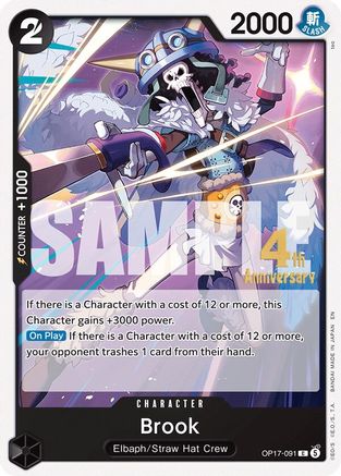 Brook (OP17-091) - The World's Strongest Warriors Release Event Cards - Card Brawlers
