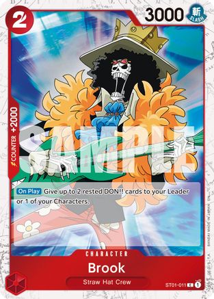 Brook - ST01-011 (Pirate Foil) (ST01-011) - Premium Booster -The Best- Vol. 2 Foil - Card Brawlers
