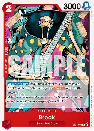 Brook (ST31-003) - Starter Deck 31: RED Monkey.D.Luffy - Card Brawlers