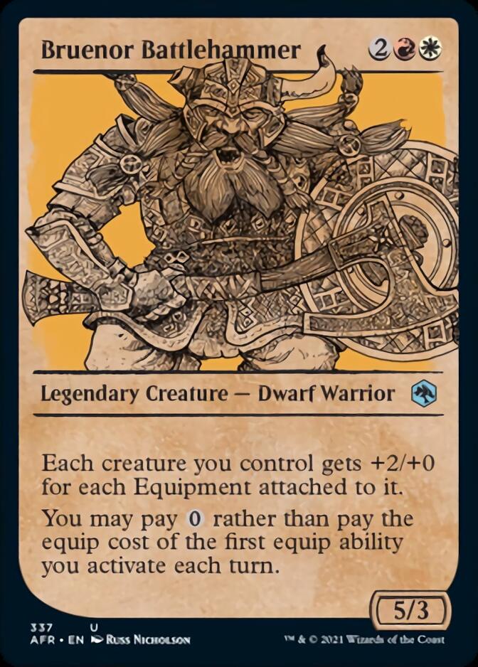 Bruenor Battlehammer (Showcase) [Dungeons & Dragons: Adventures in the Forgotten Realms] - Card Brawlers