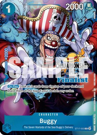 Buggy (CS 25-26 Finalist Card Set 1) (ST17-003) - One Piece Promotion Cards Foil - Card Brawlers