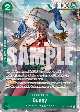 Buggy (Full Art) (ST30-011) - Starter Deck EX: Luffy & Ace Foil - Card Brawlers