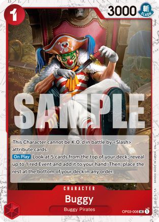 Buggy - OP03-008 (Pirate Foil) (OP03-008) - Premium Booster -The Best- Vol. 2 Foil - Card Brawlers