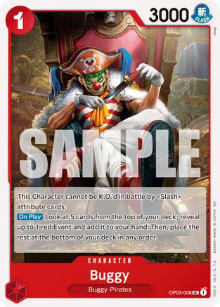 Buggy - OP03-008 (Reprint) (OP03-008) - Premium Booster -The Best- Vol. 2 - Card Brawlers