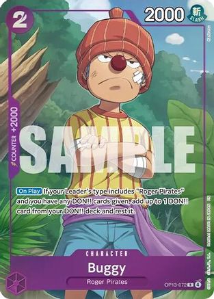Buggy (Premium Card Collection -Best Selection Vol. 6-) (OP13-072) - One Piece Promotion Cards Foil - Card Brawlers
