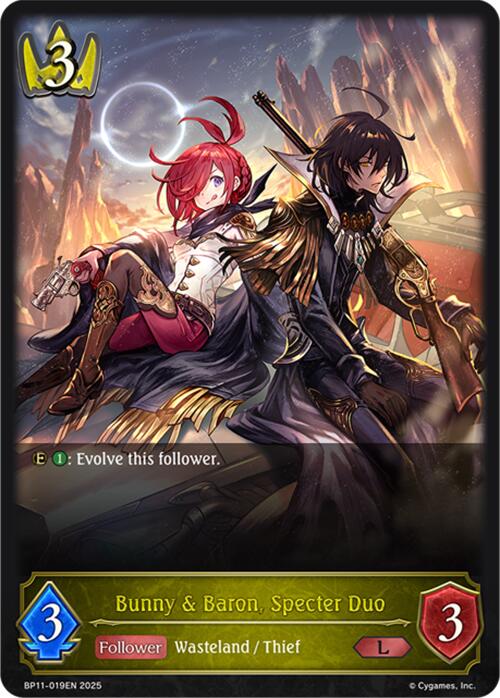 Bunny & Baron, Specter Duo (BP11 - 019EN) [Bullet of Fate] - Card Brawlers
