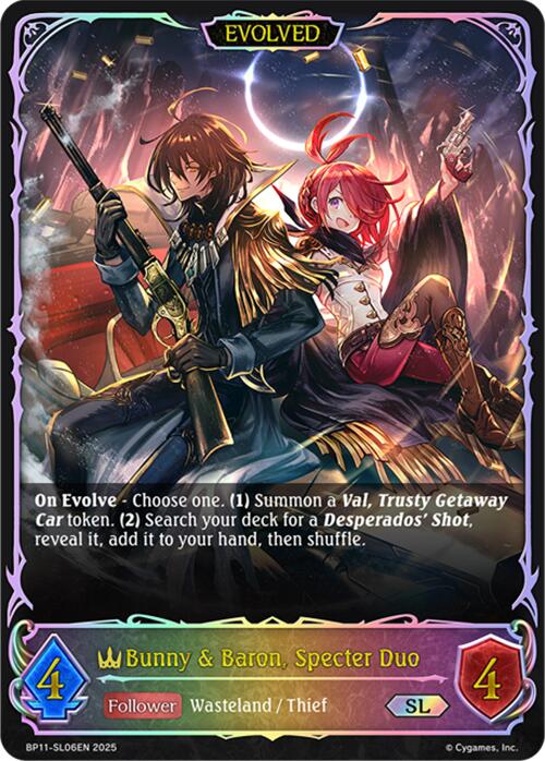 Bunny & Baron, Specter Duo (Evolved) (BP11 - SL06EN) [Bullet of Fate] - Card Brawlers