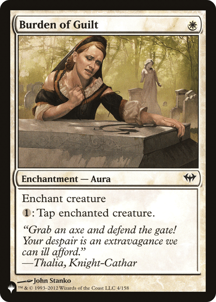 Burden of Guilt [The List] - Card Brawlers