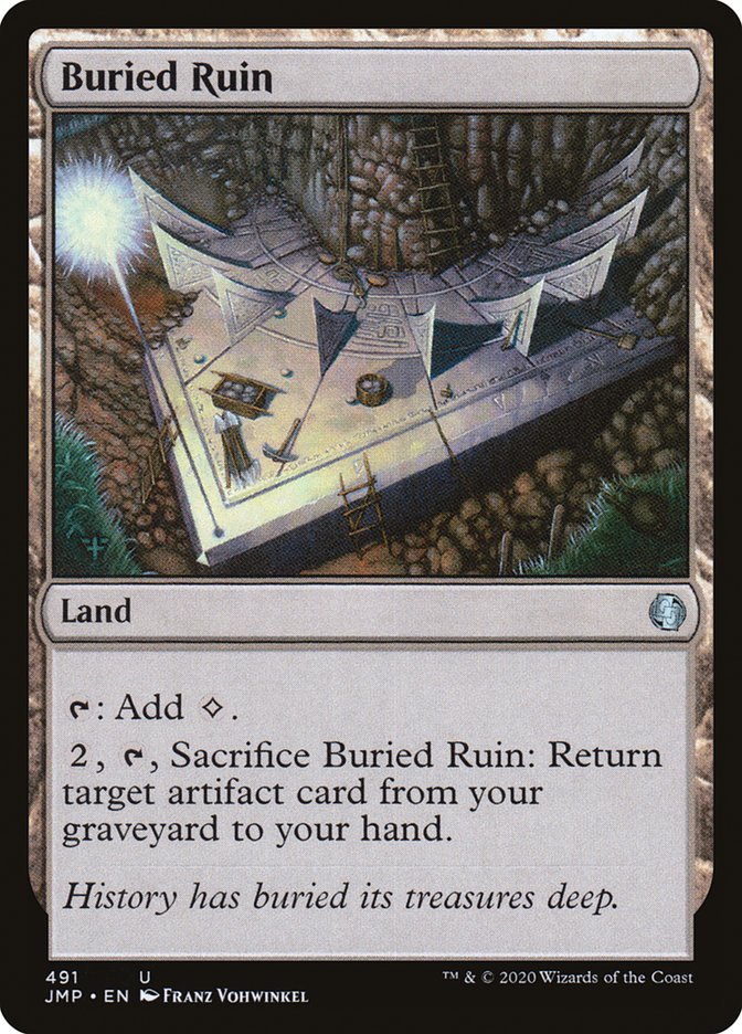 Buried Ruin [Jumpstart] - Card Brawlers