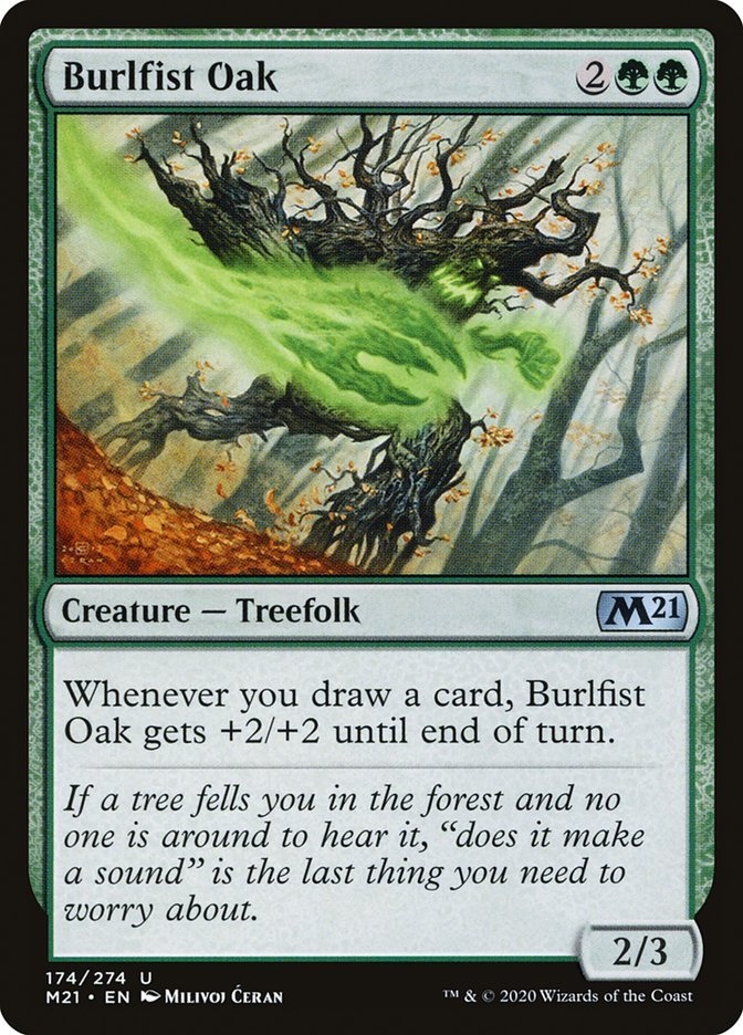 Burlfist Oak [Core Set 2021] - Card Brawlers