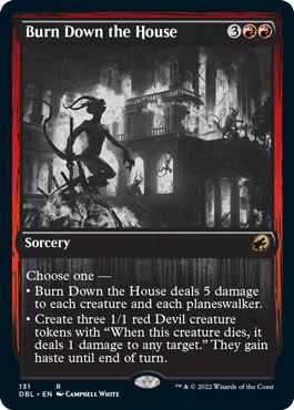 Burn Down the House [Innistrad: Double Feature] - Card Brawlers