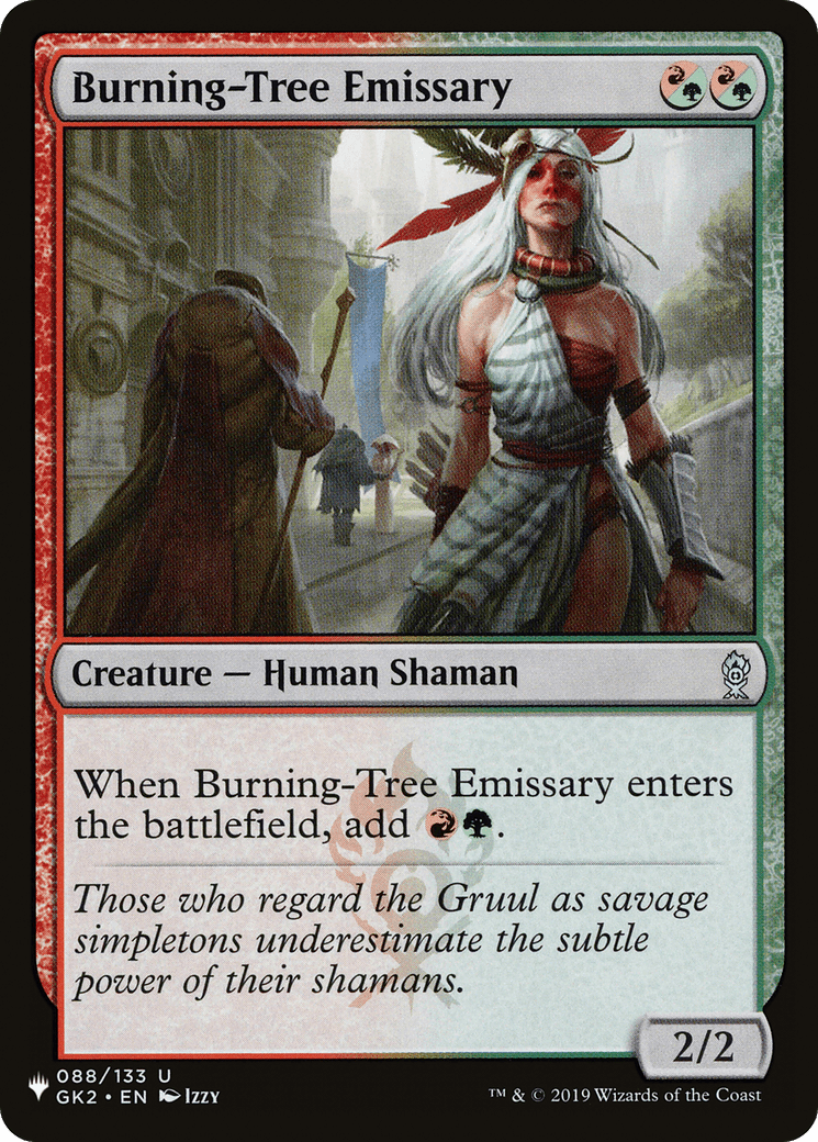 Burning - Tree Emissary [The List] - Card Brawlers