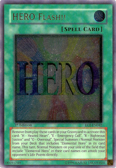 HERO Flash!! [EOJ-EN042] Ultimate Rare - Yu-Gi-Oh! - Card Brawlers | Quebec | Canada |
