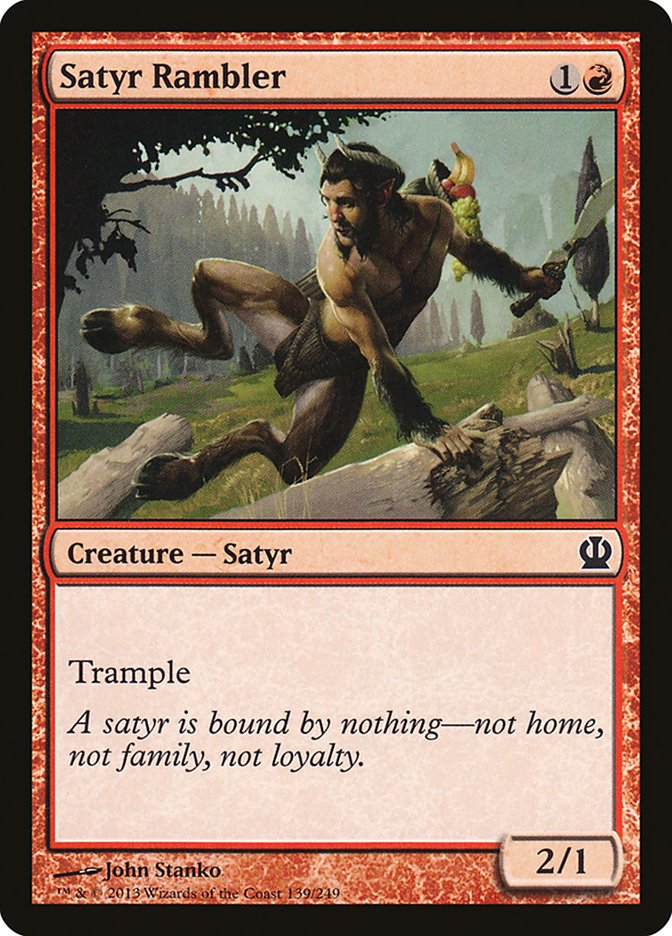 Satyr Rambler [Theros] - Magic: The Gathering - Card Brawlers | Quebec | Canada |