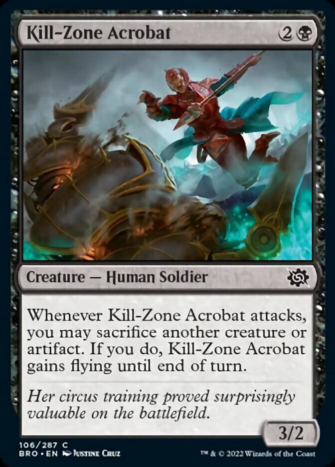 Kill-Zone Acrobat [The Brothers' War] - Magic: The Gathering - Card Brawlers | Quebec | Canada |