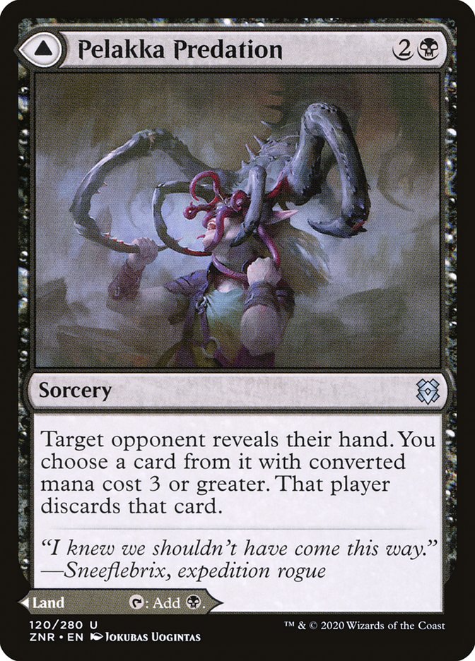 Pelakka Predation // Pelakka Caverns [Zendikar Rising] - Magic: The Gathering - Card Brawlers | Quebec | Canada |