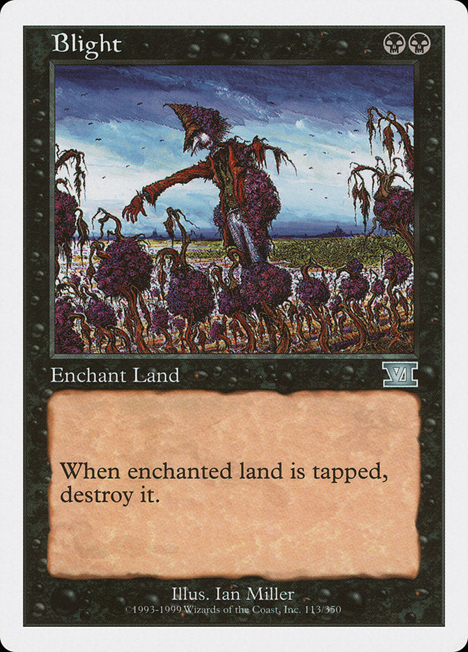 Blight [Classic Sixth Edition] - Magic: The Gathering - Card Brawlers | Quebec | Canada |