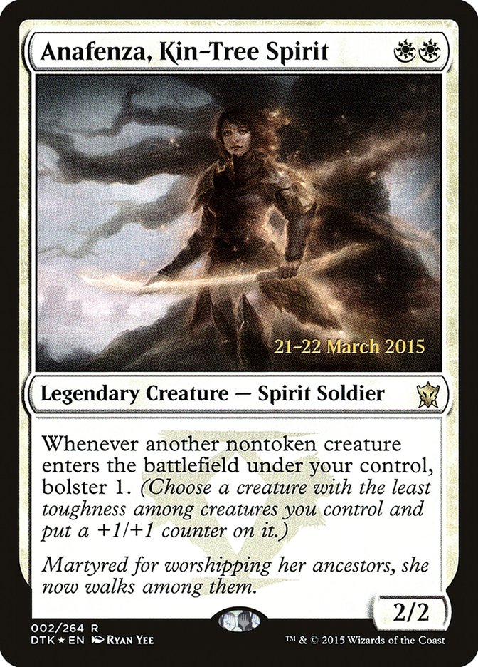Anafenza, Kin-Tree Spirit [Dragons of Tarkir Prerelease Promos] - Magic: The Gathering - Card Brawlers | Quebec | Canada |