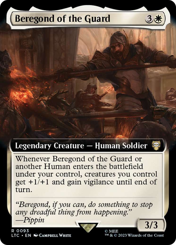 Beregond of the Guard (Extended Art) [The Lord of the Rings: Tales of Middle-Earth Commander] - Magic: The Gathering - Card Brawlers | Quebec | Canada |