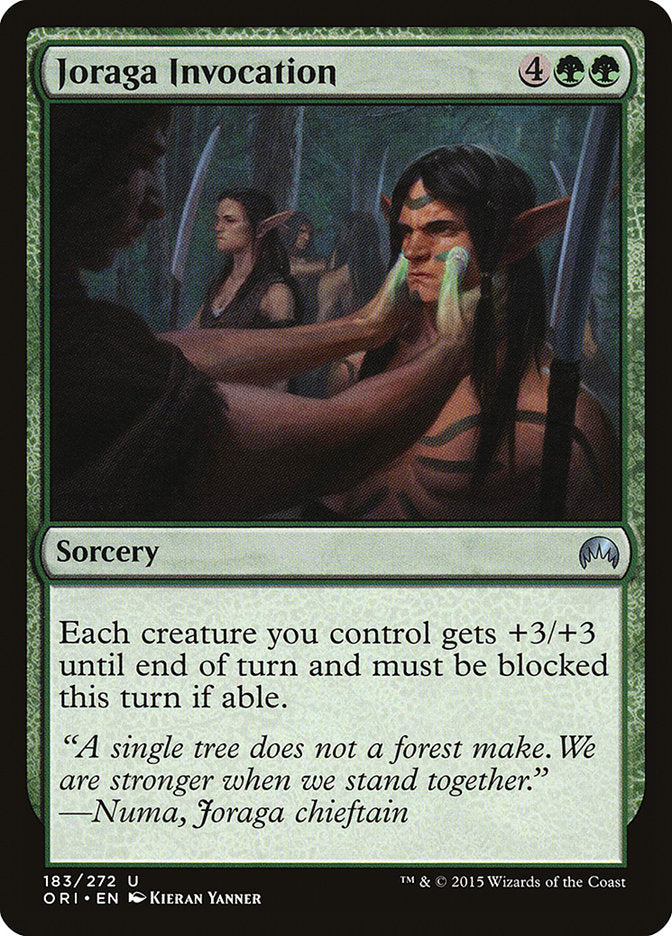 Joraga Invocation [Magic Origins] - Magic: The Gathering - Card Brawlers | Quebec | Canada |