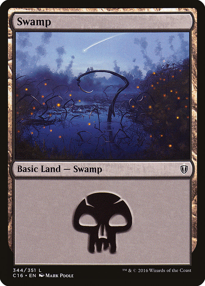 Swamp (344) [Commander 2016] - Magic: The Gathering - Card Brawlers | Quebec | Canada |