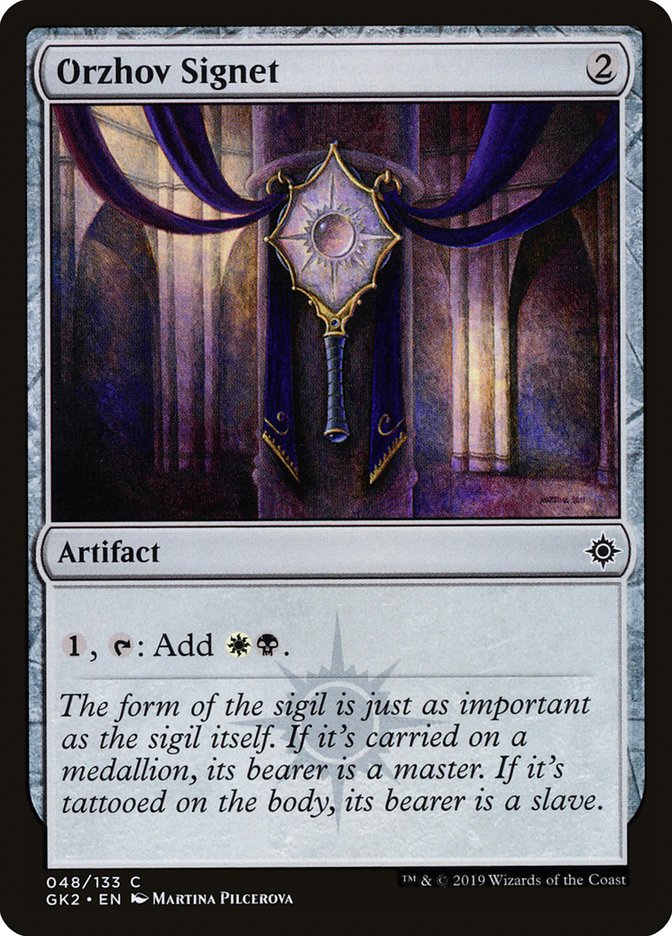 Orzhov Signet [Ravnica Allegiance Guild Kit] - Magic: The Gathering - Card Brawlers | Quebec | Canada |