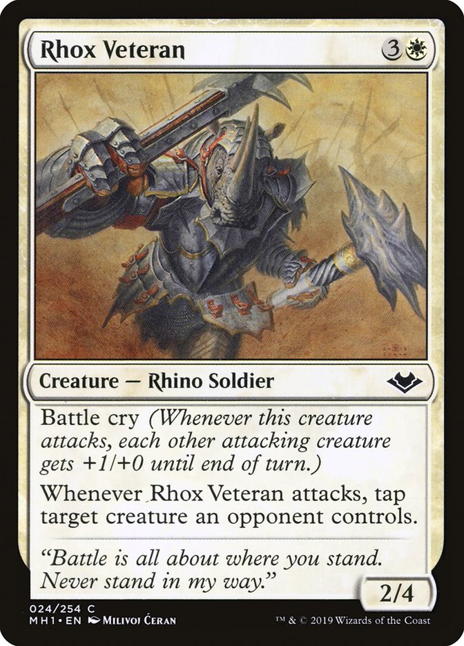 Rhox Veteran [Modern Horizons] - Magic: The Gathering - Card Brawlers | Quebec | Canada |
