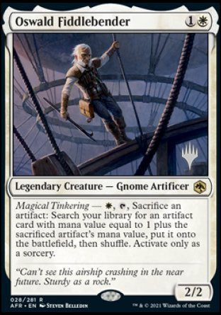 Oswald Fiddlebender (Promo Pack) [Dungeons & Dragons: Adventures in the Forgotten Realms Promos] - Magic: The Gathering - Card Brawlers | Quebec | Canada |