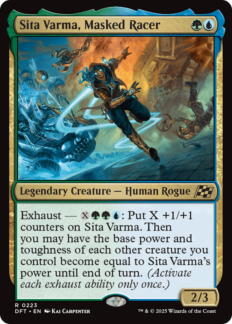 Sita Varma, Masked Racer [Aetherdrift] - Magic: The Gathering - Card Brawlers | Quebec | Canada |