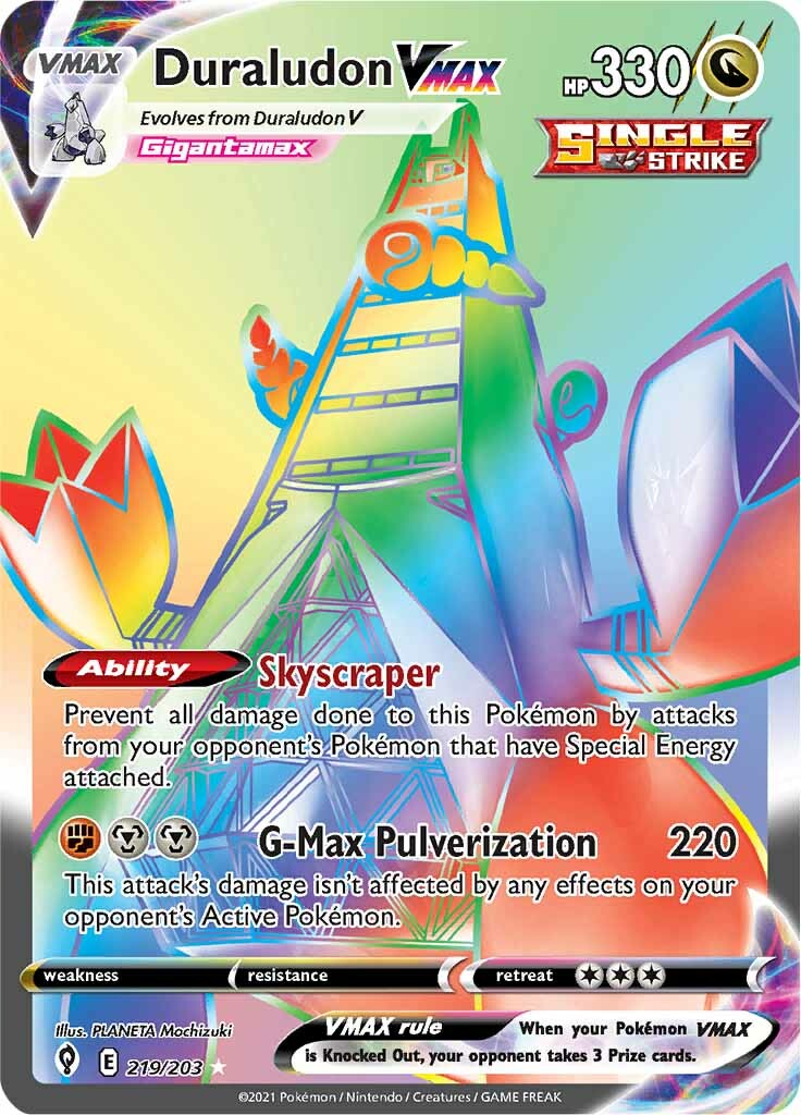 Duraludon VMAX (219/203) [Sword & Shield: Evolving Skies] - Pokémon - Card Brawlers | Quebec | Canada |