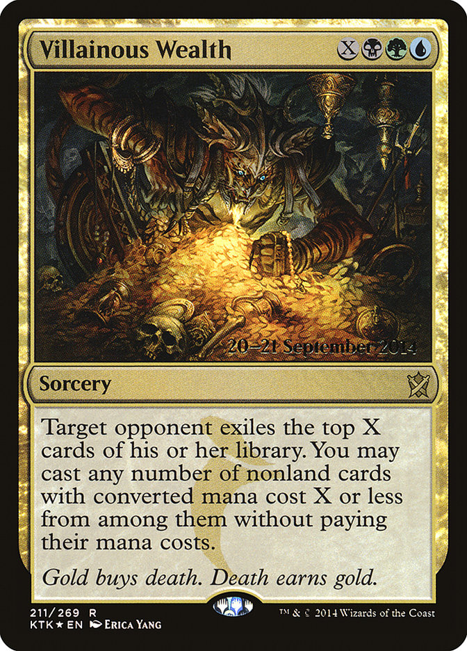 Villainous Wealth [Khans of Tarkir Prerelease Promos] - Magic: The Gathering - Card Brawlers | Quebec | Canada |